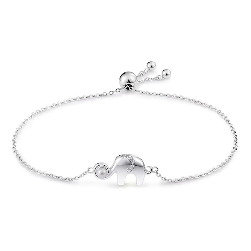 Sterling Elegant Elephant Bracelet